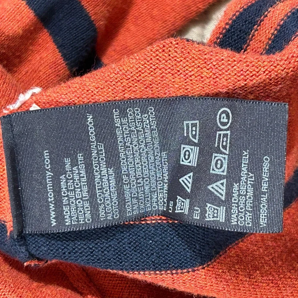Tommy Hilfiger Mens L 100% Cotton Sweater Algondon Officewear